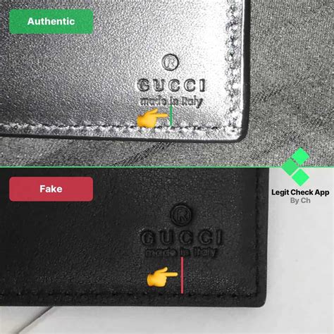 how to spot a fake gucci wallet|gucci authentic wallet.